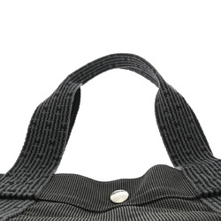 HERMES Hermes Air Line GM Grey Unisex Canvas Tote Bag