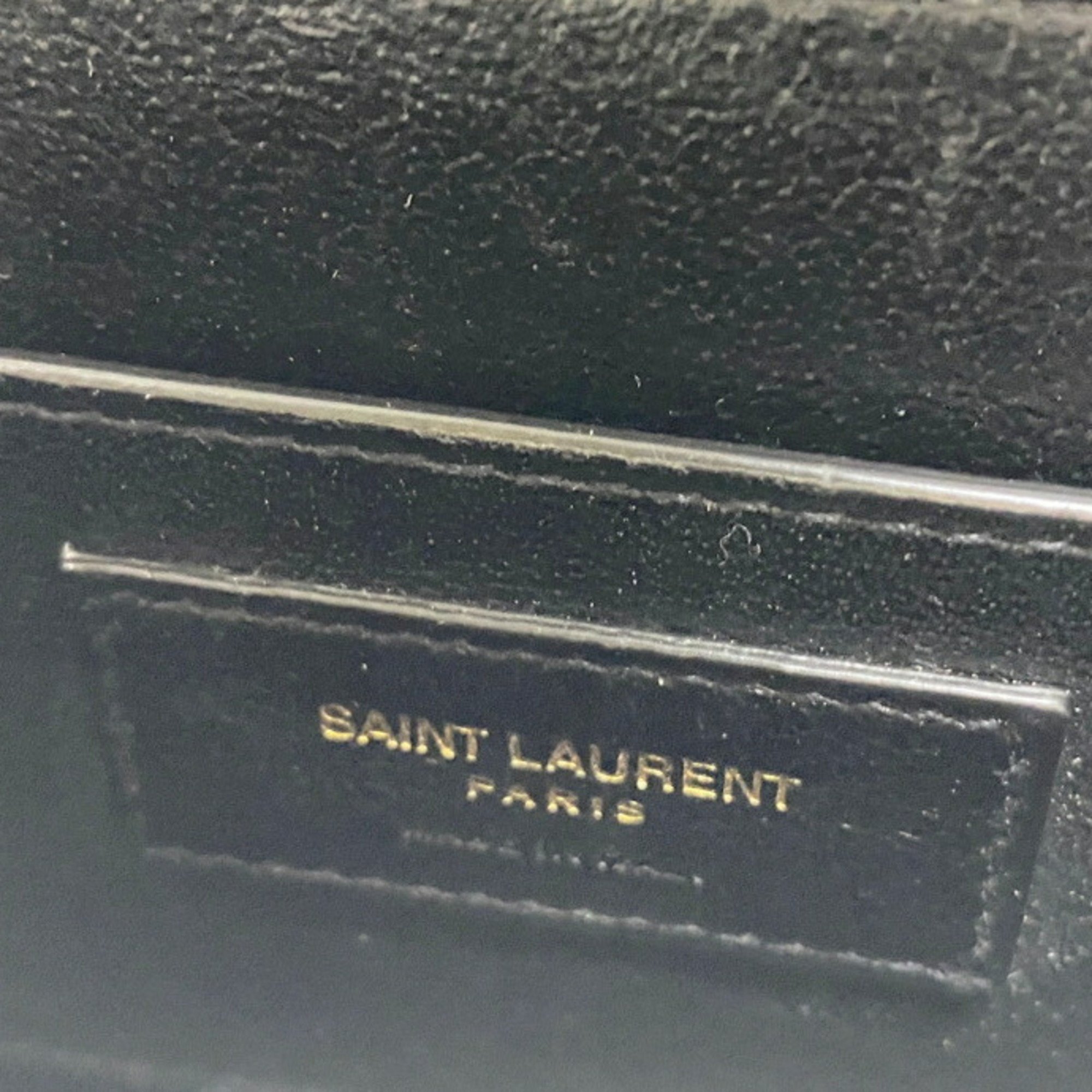 SAINT LAURENT Yves Saint Laurent Solferino Small Light Green Calf Leather Shoulder Bag 634306 Women's