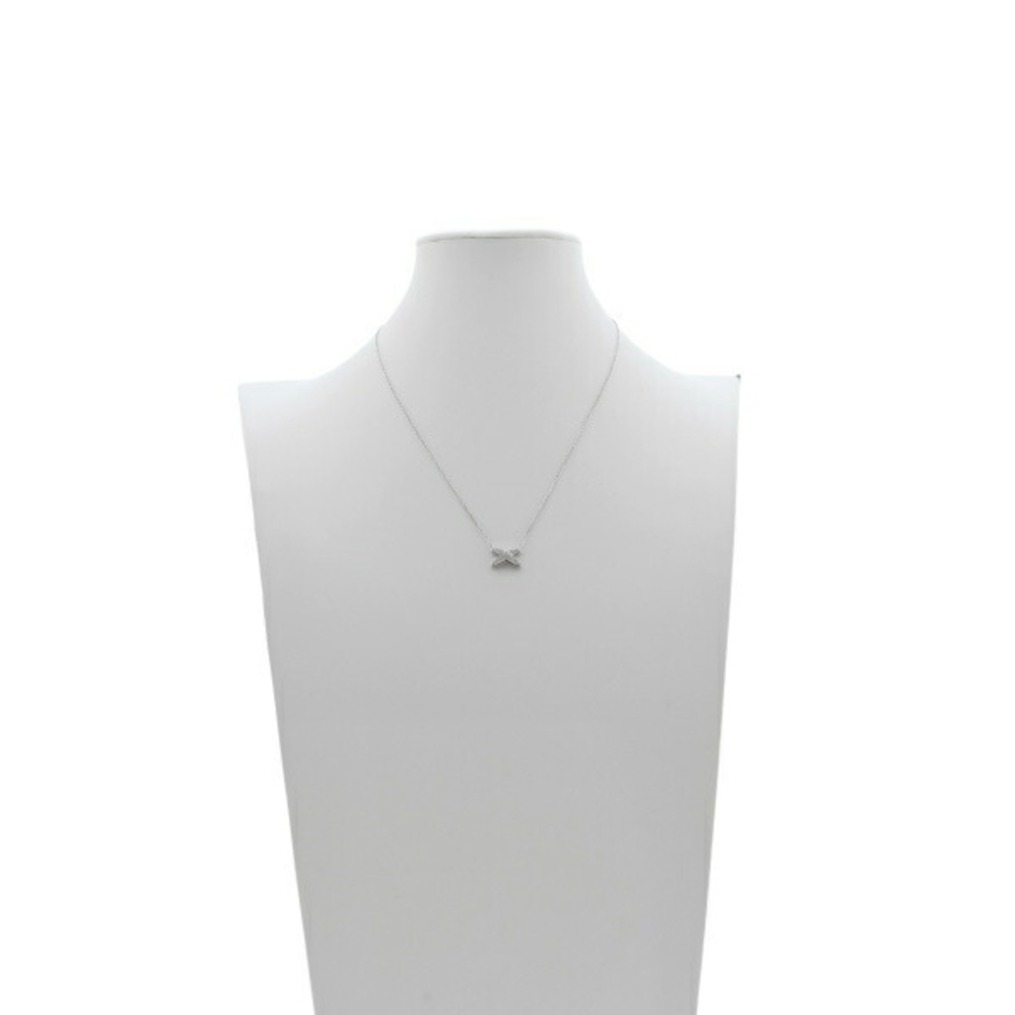 Chaumet Lien Jeu Deux K18WG White Gold Necklace