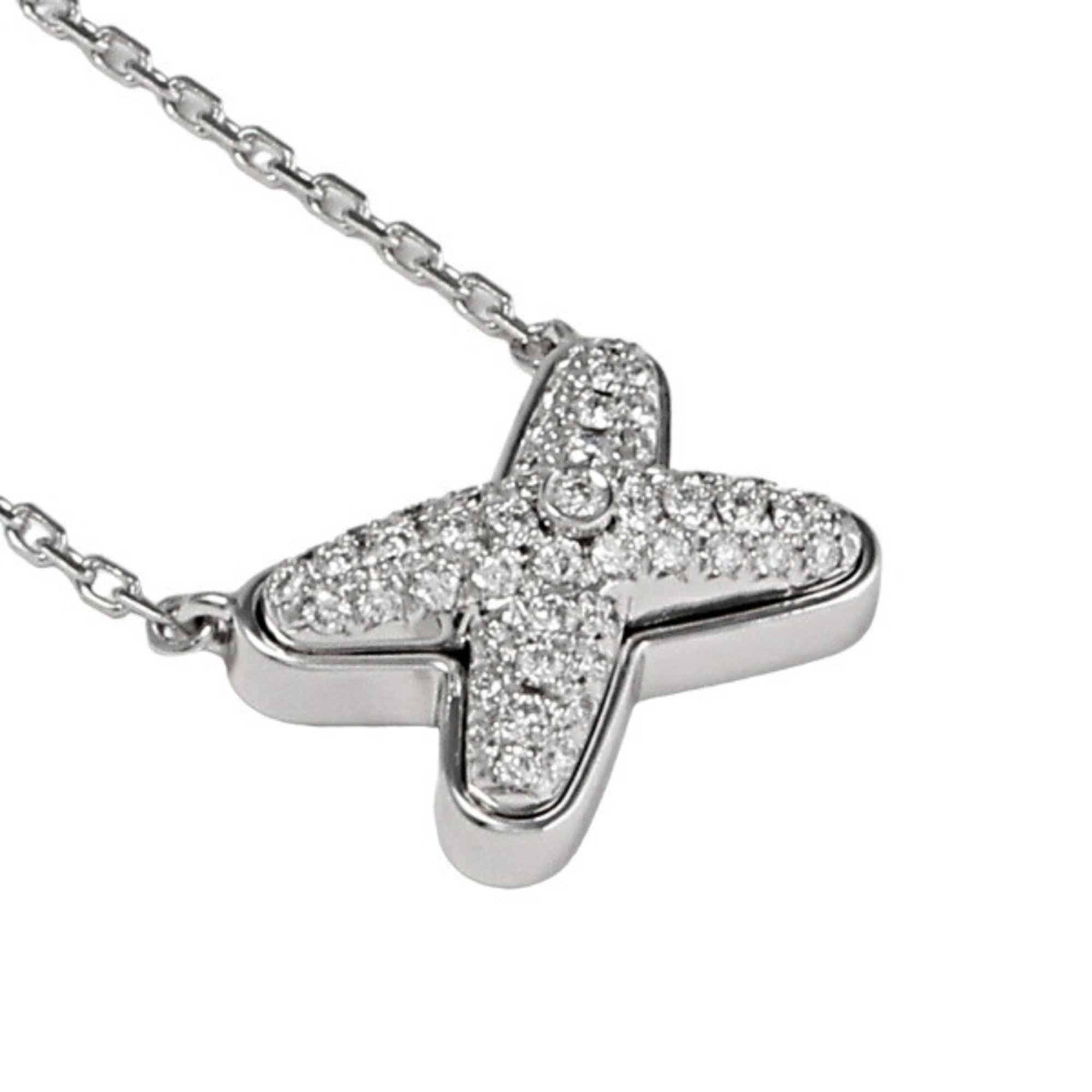 Chaumet Lien Jeu Deux K18WG White Gold Necklace