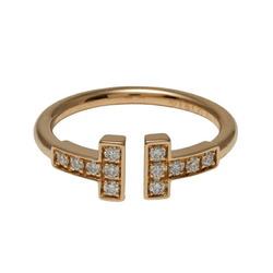 Tiffany T diamond wire 18k rose gold ring