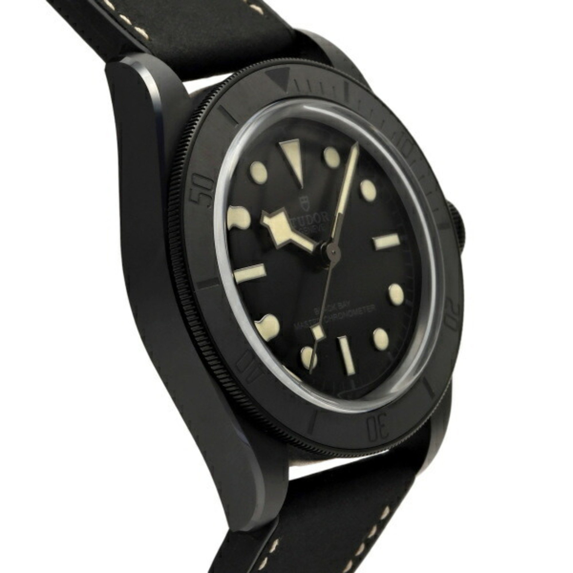 Tudor Black Bay Ceramic 79210CNU-0001 Black/Dot Dial Men's Watch