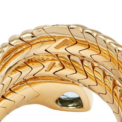 Bvlgari Bulgari Tubogas Spiga 18K Yellow Gold Ring