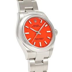 Rolex ROLEX Oyster Perpetual 31 277200 Coral Red Dial Women's Watch