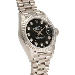 Rolex ROLEX Datejust 26 79179G Black Dial Wristwatch for Women