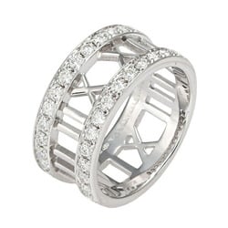 Tiffany Atlas K18WG White Gold Ring