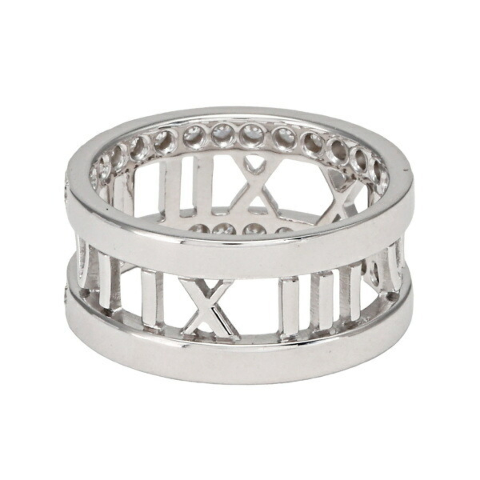 Tiffany Atlas K18WG White Gold Ring