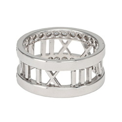 Tiffany Atlas K18WG White Gold Ring