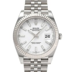 Rolex ROLEX Datejust 41 126334 White Dial Watch Men's