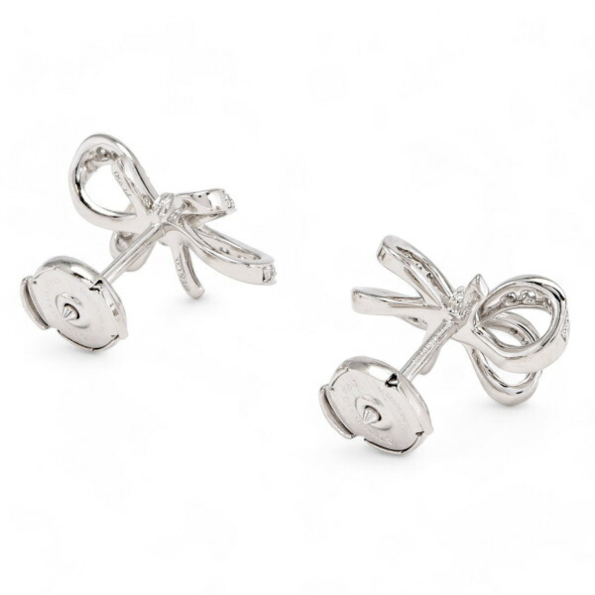 Tiffany Bow PT950 Earrings