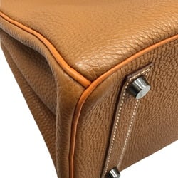 HERMES Hermes Birkin 30 Togo Gold Orange Ruthenium hardware J stamp 2006 Bicolor Handbag Bag Women's Men's