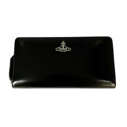 Vivienne Westwood Round Long Wallet Leather Black 322137