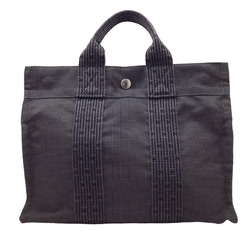 HERMES Hermes Air Line PM Tote Bag Canvas Grey Handbag Eco Women Men