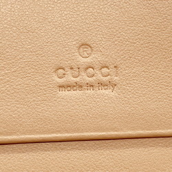 GUCCI GG Marmont Double G Business Card Holder/Card Case Wallet 466492 AABZK Rose Beige Leather Bi-Fold Compact for Women