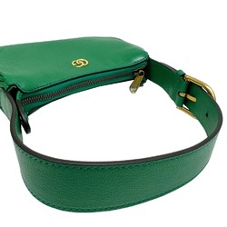 GUCCI Shoulder Bag Handbag 739076 Soft Leather Women's Green