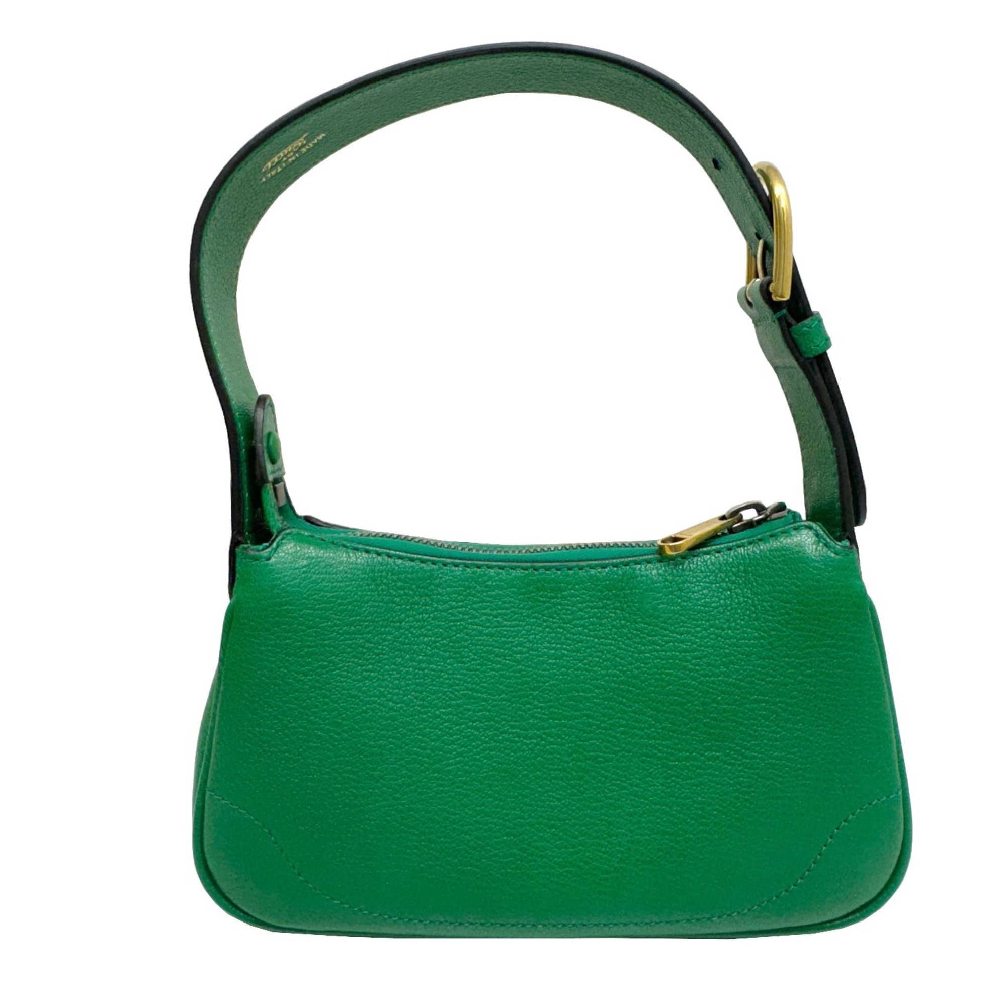 GUCCI Shoulder Bag Handbag 739076 Soft Leather Women's Green