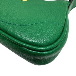 GUCCI Shoulder Bag Handbag 739076 Soft Leather Women's Green