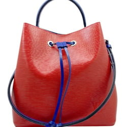 LOUIS VUITTON Louis Vuitton NeoNoe Epi M55394 Shoulder Bag Handbag Leather Red Blue Women's Men's