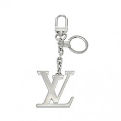 LOUIS VUITTON Louis Vuitton Portecle Initial LV Keyring Silver M65071 Unisex Metal Keychain