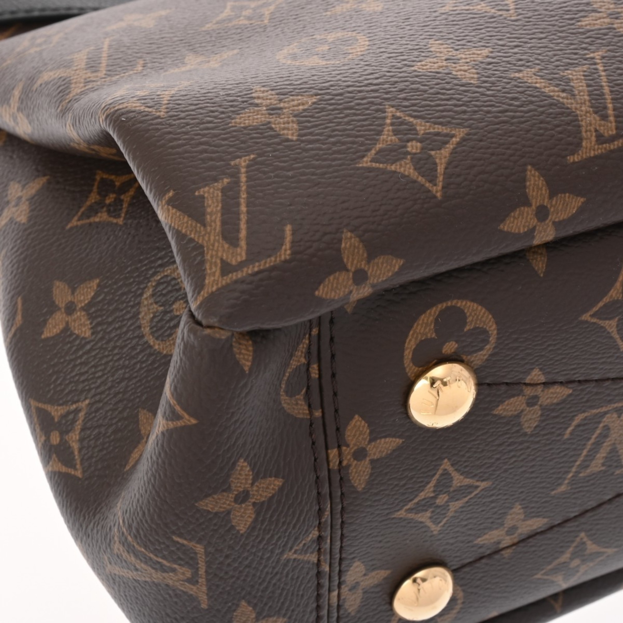 LOUIS VUITTON Louis Vuitton Monogram Pallas Shopper Black M51198 Women's Canvas Tote Bag