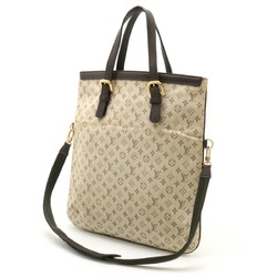 LOUIS VUITTON Louis Vuitton Monogram Francoise Handbag Shoulder Bag Canvas Leather Khaki M92209