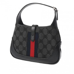 GUCCI Gucci Balenciaga collaboration The Hacker Project Jackie black 680132 women's calfskin shoulder bag