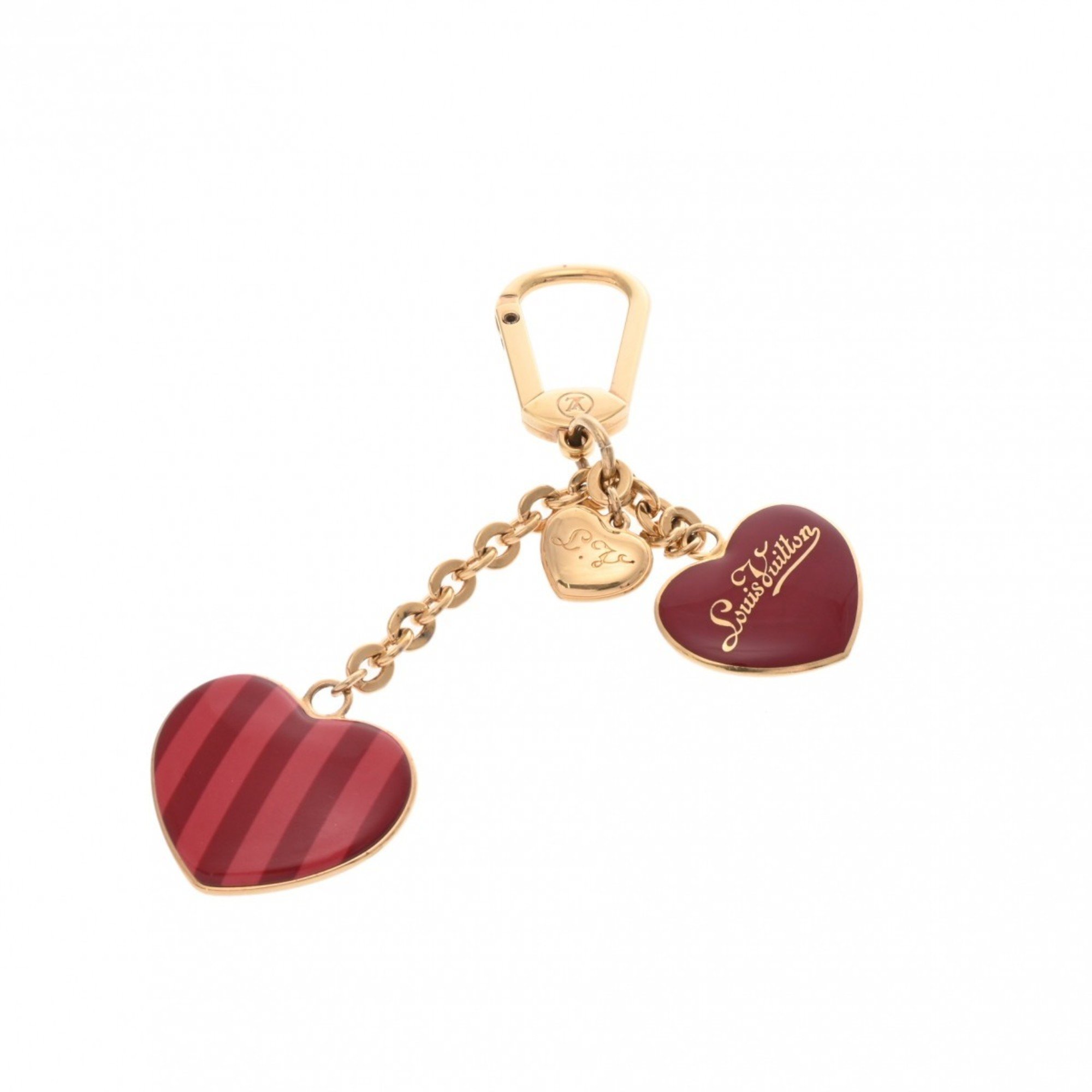 LOUIS VUITTON Louis Vuitton Portecle Coeur Pomme d'Amour M66476 Unisex GP Keychain