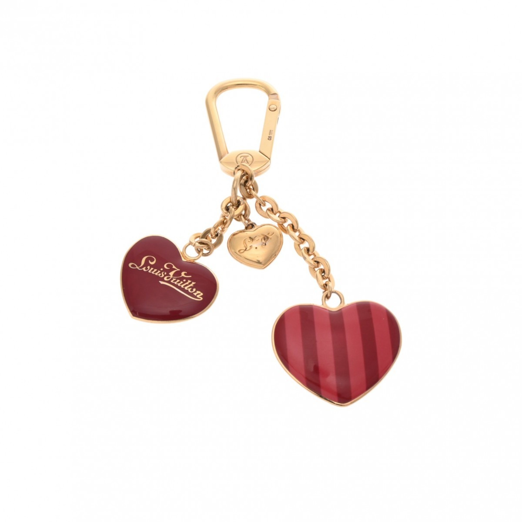 LOUIS VUITTON Louis Vuitton Portecle Coeur Pomme d'Amour M66476 Unisex GP Keychain