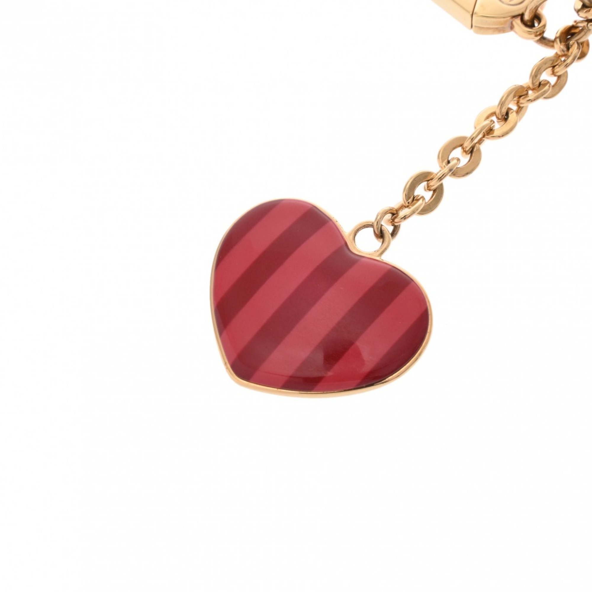 LOUIS VUITTON Louis Vuitton Portecle Coeur Pomme d'Amour M66476 Unisex GP Keychain