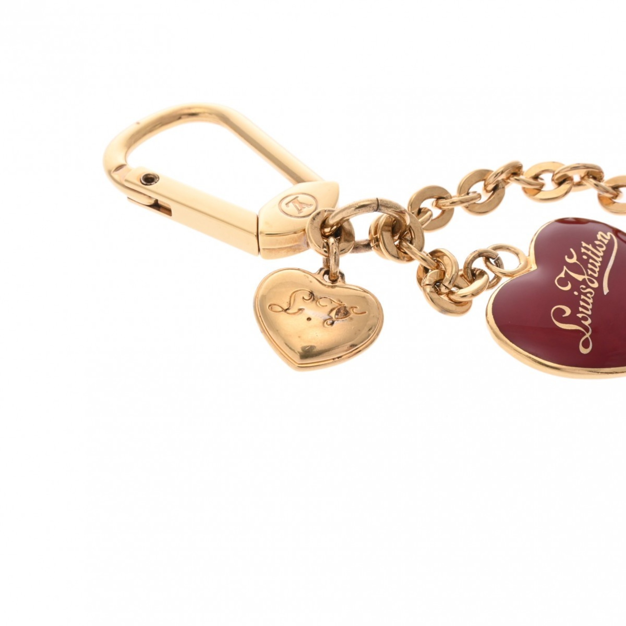 LOUIS VUITTON Louis Vuitton Portecle Coeur Pomme d'Amour M66476 Unisex GP Keychain