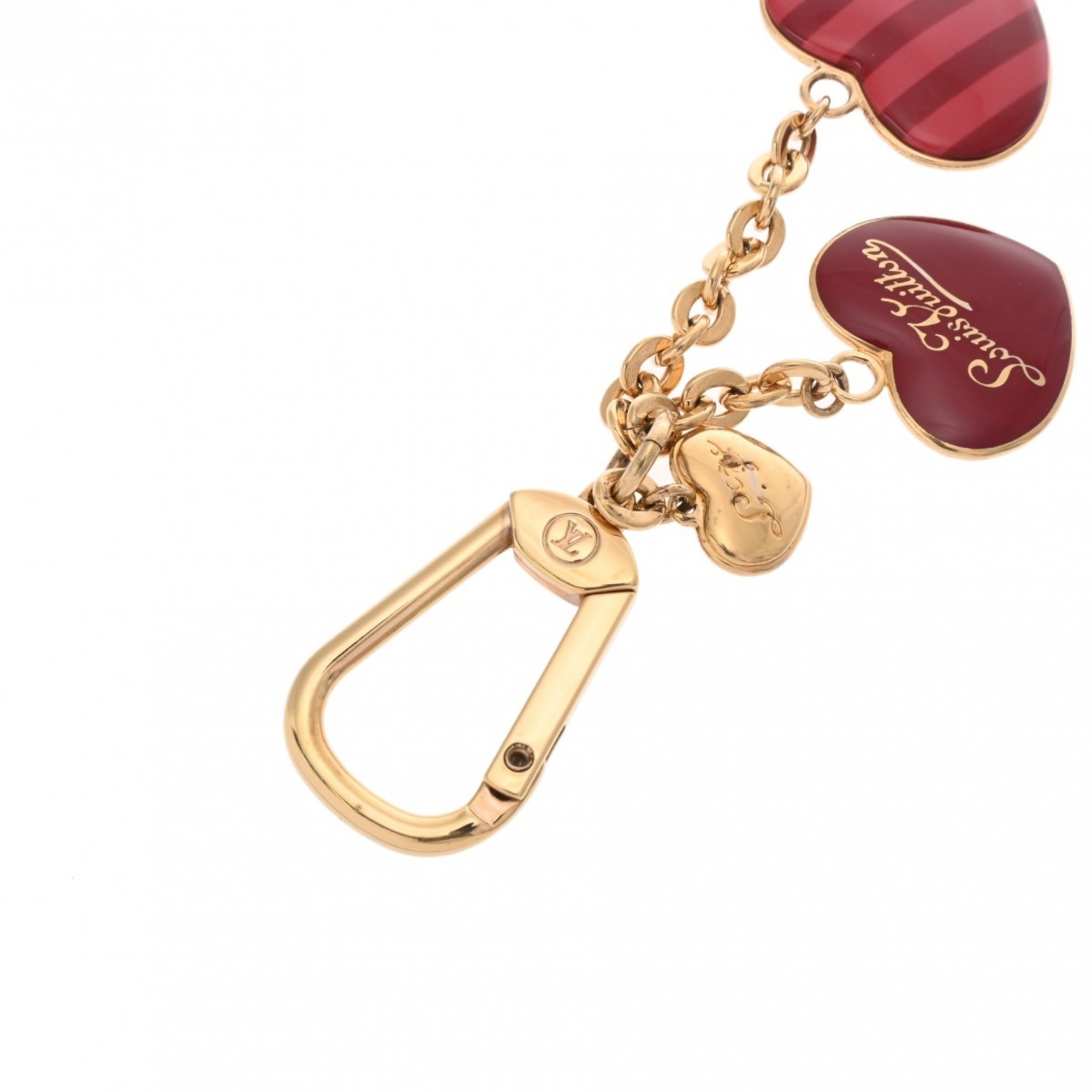 LOUIS VUITTON Louis Vuitton Portecle Coeur Pomme d'Amour M66476 Unisex GP Keychain