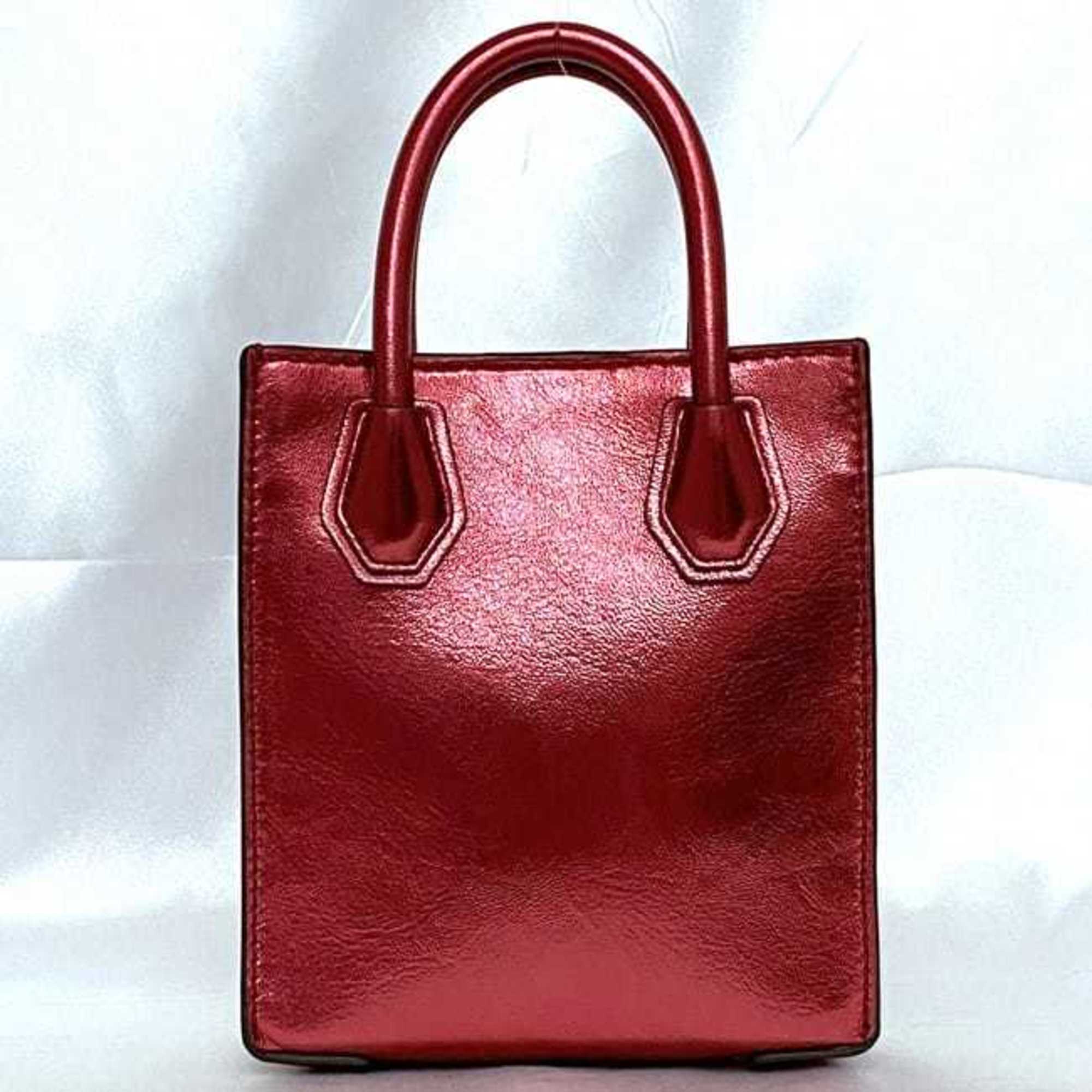 Michael Kors 2way Bag ec-20996 Red 35H3GMPC0M Shoulder Leather MICHANEL KORS MK Women's