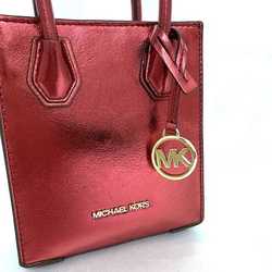 Michael Kors 2way Bag ec-20996 Red 35H3GMPC0M Shoulder Leather MICHANEL KORS MK Women's