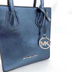 Michael Kors 2-way bag ec-20997 Blue 35H3GMPC0M Shoulder Leather MICHANEL KORS Bag MK Women's