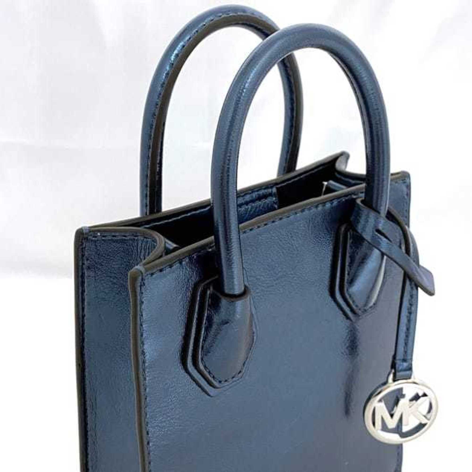 Michael Kors 2-way bag ec-20997 Blue 35H3GMPC0M Shoulder Leather MICHANEL KORS Bag MK Women's