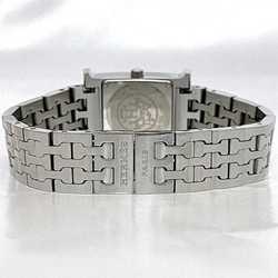 Hermes Watch H Shell Diamond Silver HH1.230 Ladies SS Quartz HERMES Dial Battery Operated 21mm