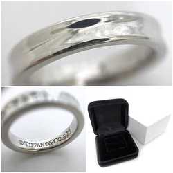 Tiffany Narrow Ring ec-20929 Silver 1837 Size 10 Ag 925 SILVER TIFFANY&Co. Engraved Ladies