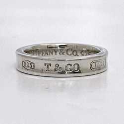 Tiffany Narrow Ring ec-20929 Silver 1837 Size 10 Ag 925 SILVER TIFFANY&Co. Engraved Ladies