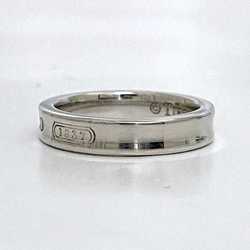 Tiffany Narrow Ring ec-20929 Silver 1837 Size 10 Ag 925 SILVER TIFFANY&Co. Engraved Ladies