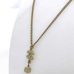 Chanel Long Necklace Gold Coco Mark GP A12 A CHANEL Swing Cube 2way