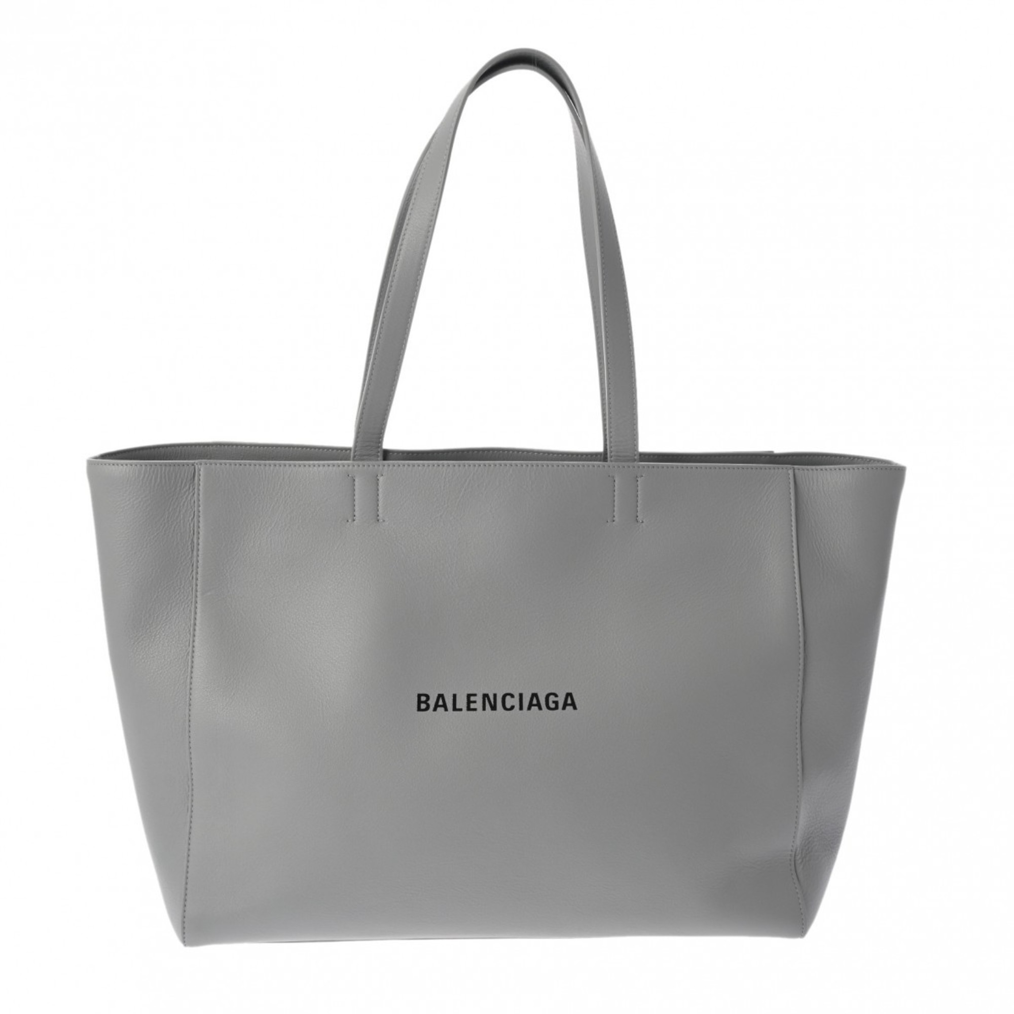 BALENCIAGA Everyday East West Grey Women's Calf Tote Bag