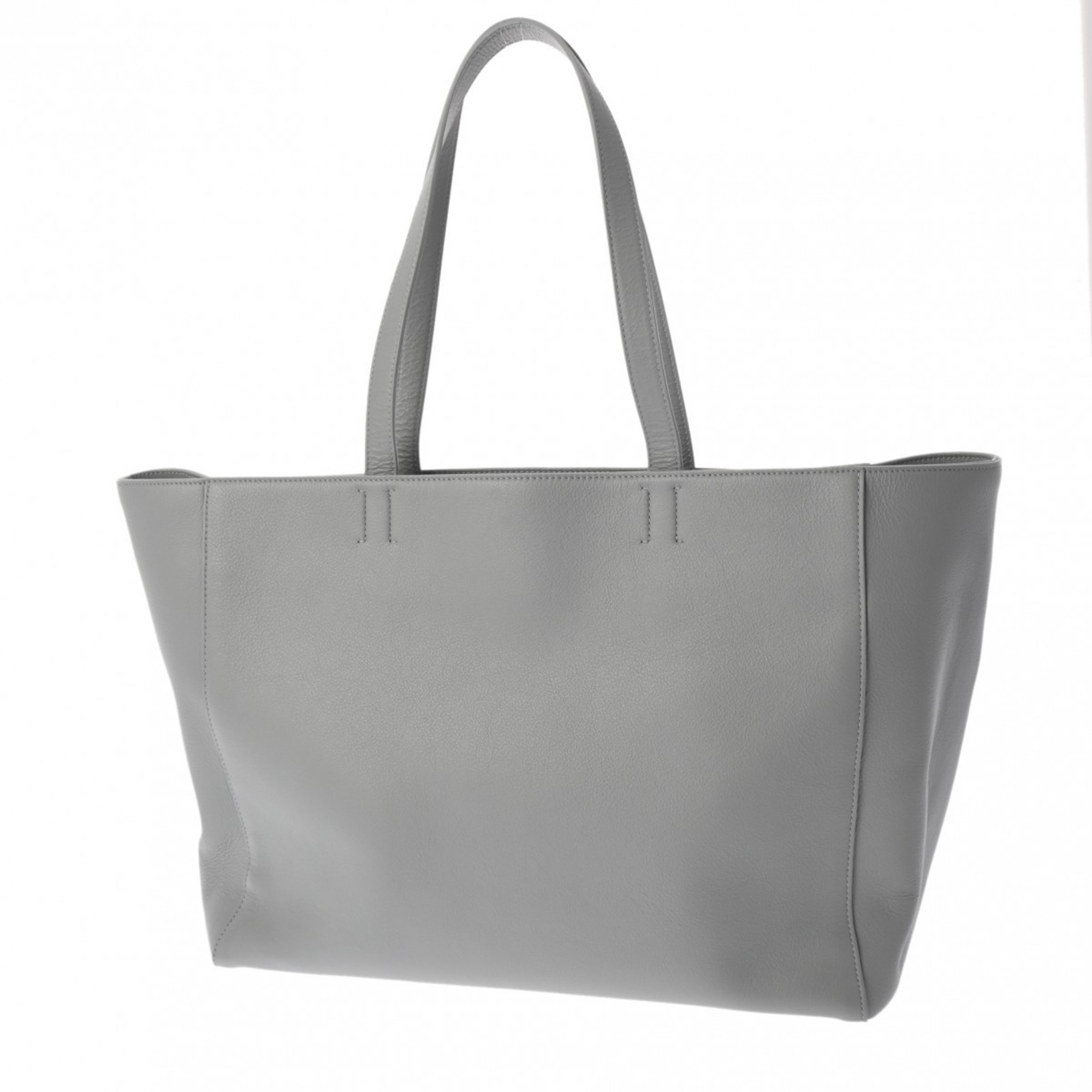 BALENCIAGA Everyday East West Grey Women's Calf Tote Bag