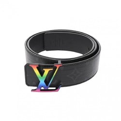 LOUIS VUITTON Louis Vuitton Santur LV Initial 85cm 40MM Black Rainbow MP130 Men's Monogram Eclipse Belt