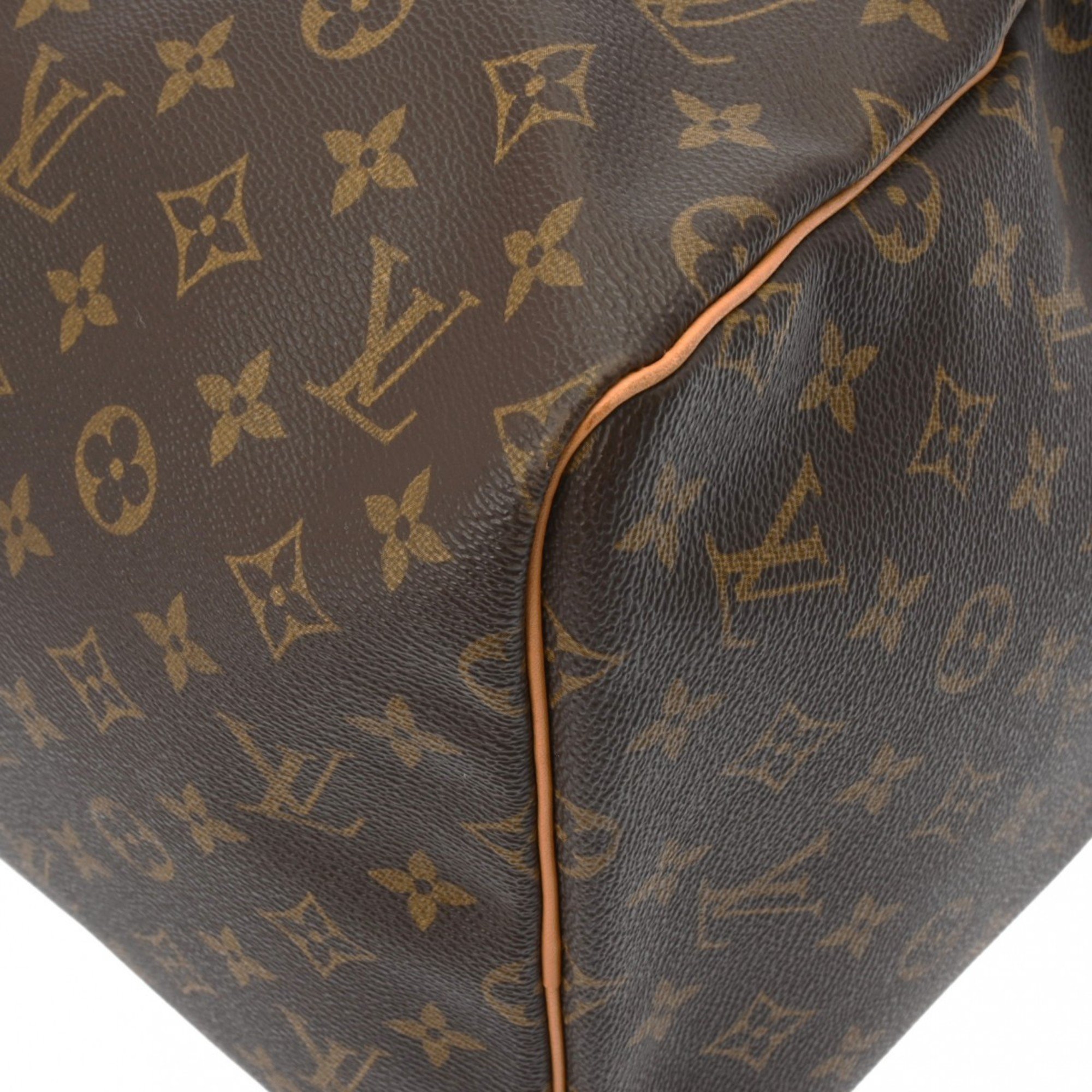 LOUIS VUITTON Louis Vuitton Monogram Keepall 55 Brown M41424 Unisex Canvas Boston Bag