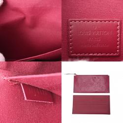 LOUIS VUITTON Vernis Pochette Felicie Shoulder Magenta M61469 Women's Monogram Clutch Bag