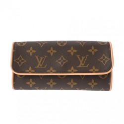 LOUIS VUITTON Louis Vuitton Monogram Pochette Twin PM Brown M51854 Women's Canvas Shoulder Bag