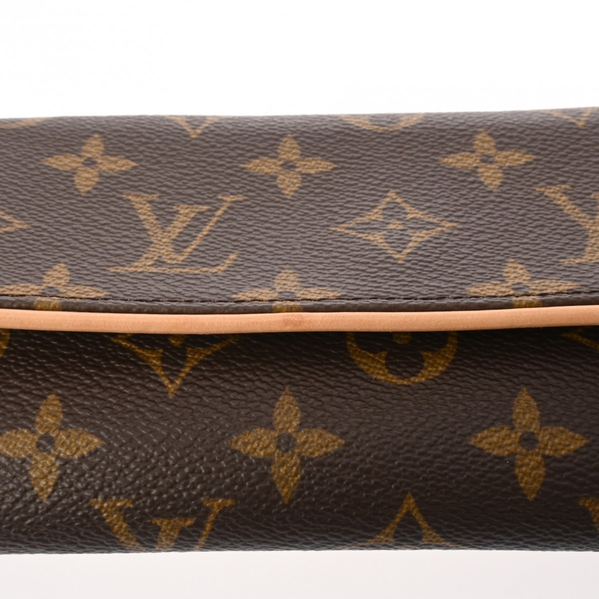 LOUIS VUITTON Louis Vuitton Monogram Pochette Twin PM Brown M51854 Women's Canvas Shoulder Bag