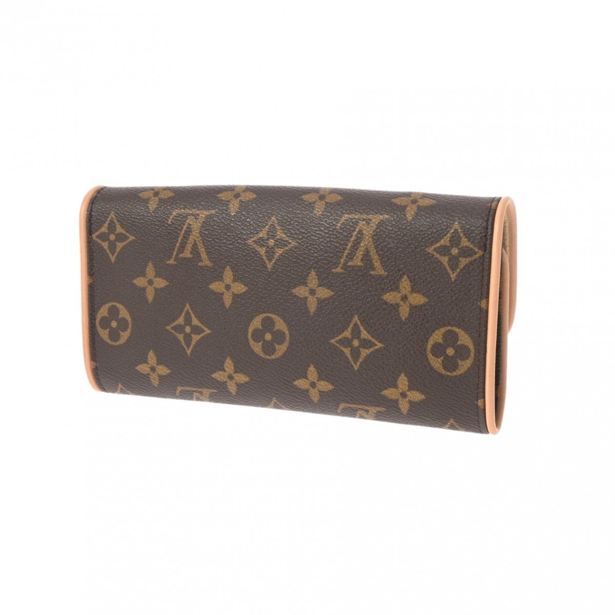 LOUIS VUITTON Louis Vuitton Monogram Pochette Twin PM Brown M51854 Women's Canvas Shoulder Bag