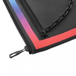 LOUIS VUITTON Taiga Pochette Black/Rainbow M30347 Men's Clutch Bag