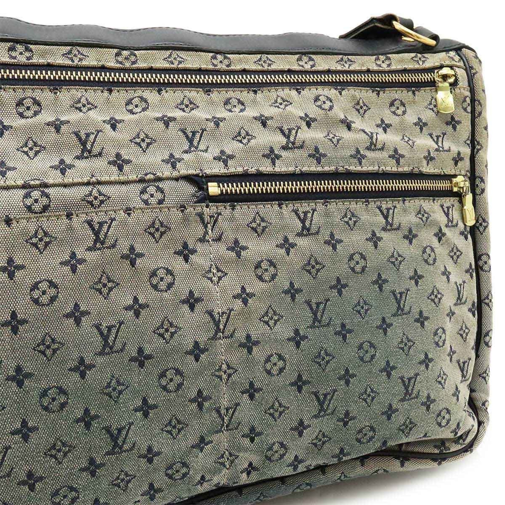 LOUIS VUITTON Louis Vuitton Monogram Sac Maman Shoulder Bag Mother's Blue M42350